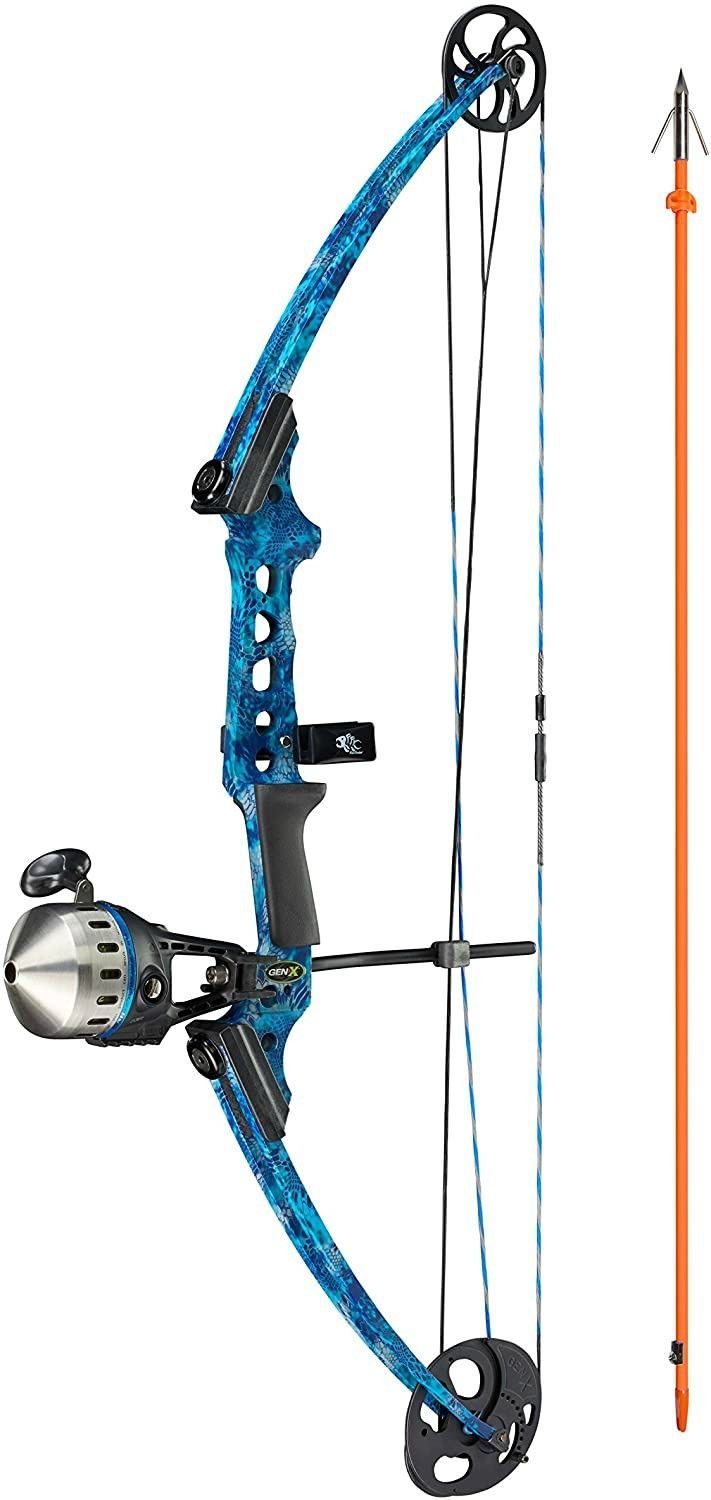 Bowfishing Reel Seat Spincast Reel Line Set Archery Compound Bow Fishing  Hunting